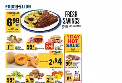 Food Lion (VA) Weekly Ad July 29 to August 4
