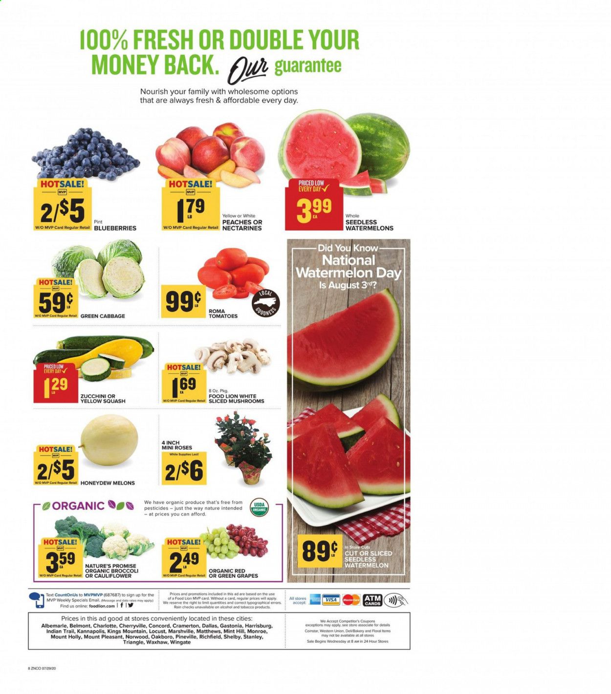 Food Lion (NC) Weekly Ad July 29 to August 4