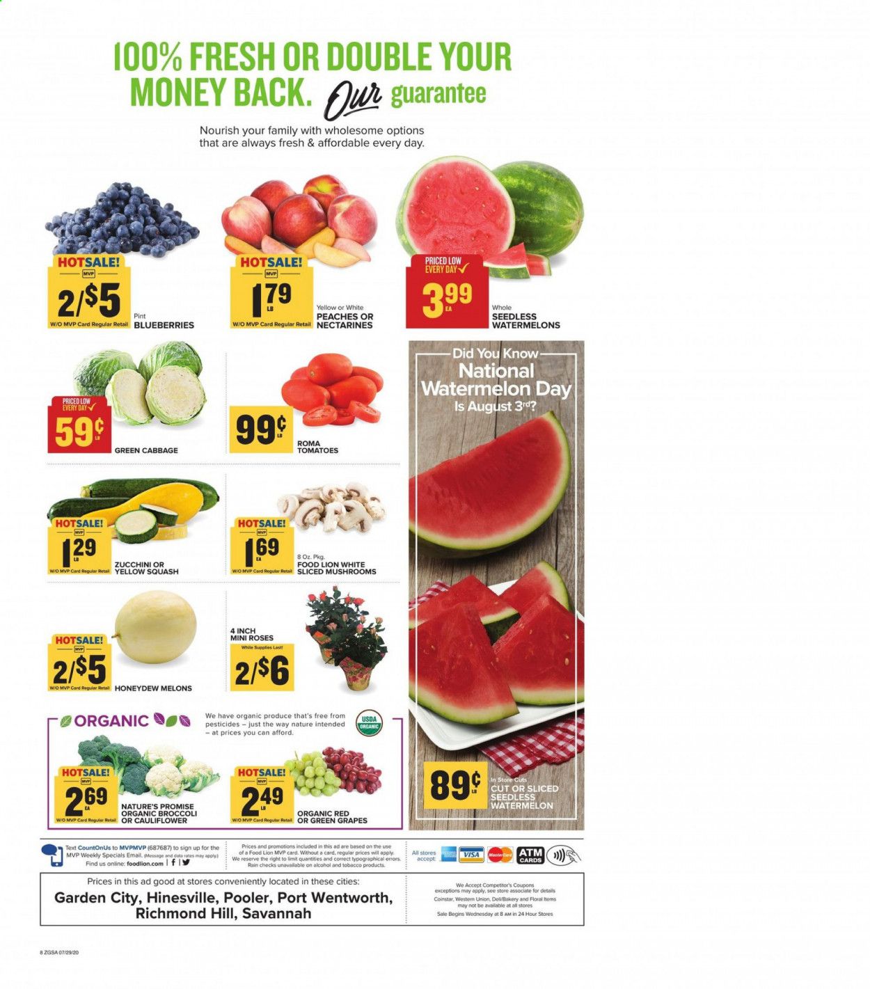 Food Lion (GA) Weekly Ad July 29 to August 4