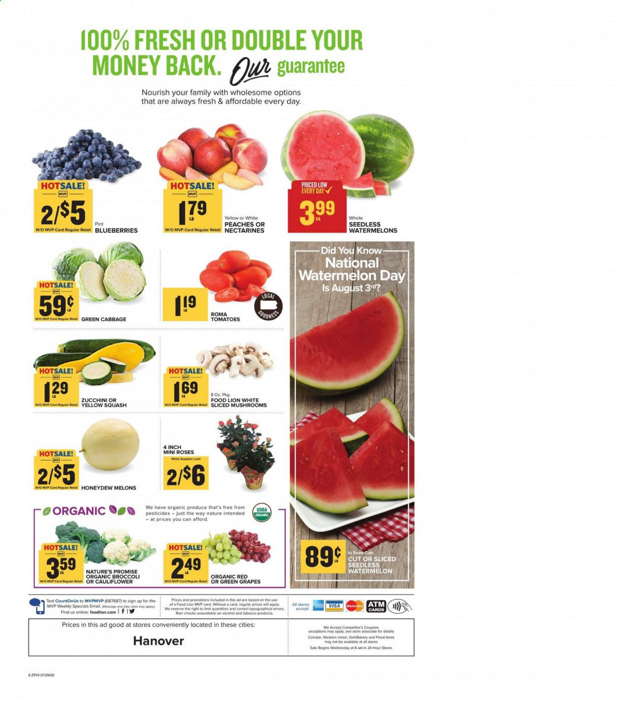 Food Lion (PA) Weekly Ad July 29 to August 4