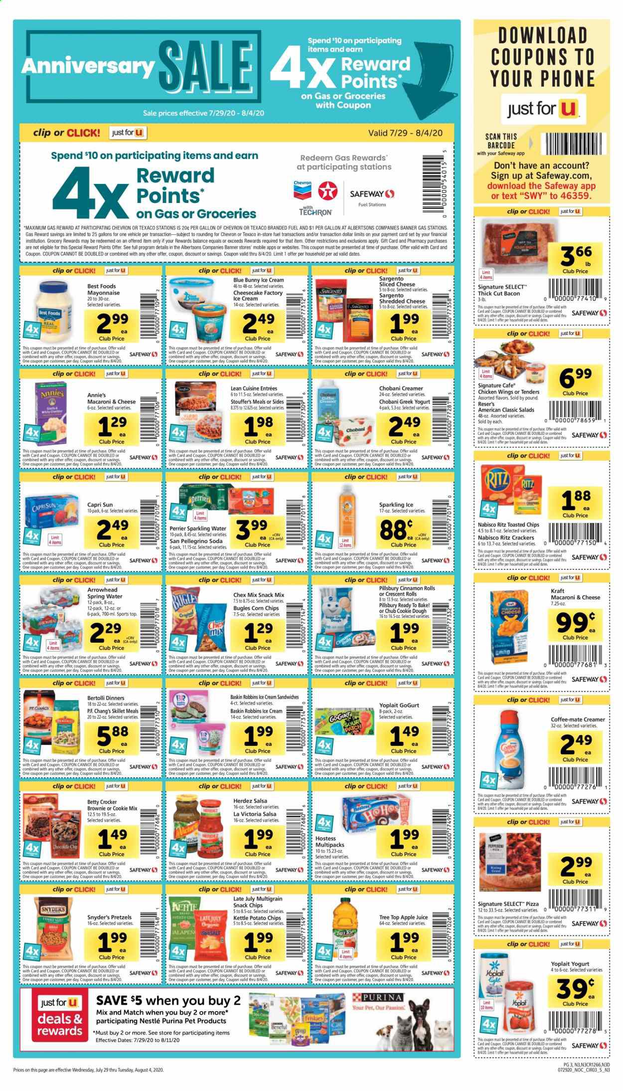 Safeway Weekly Ad July 29 to August 4