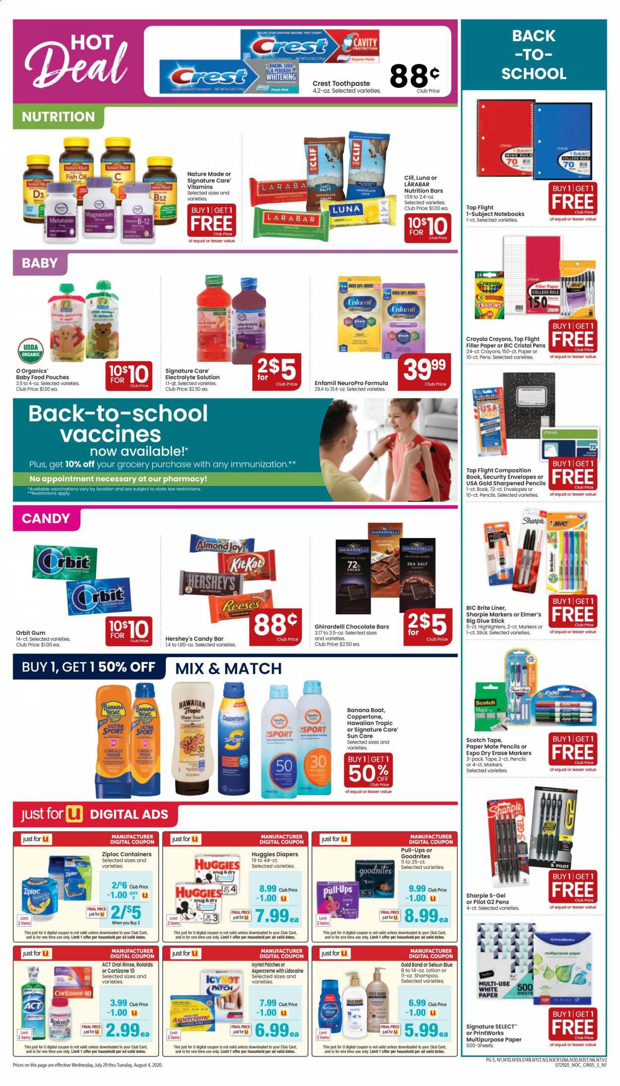 Safeway Weekly Ad July 29 to August 4
