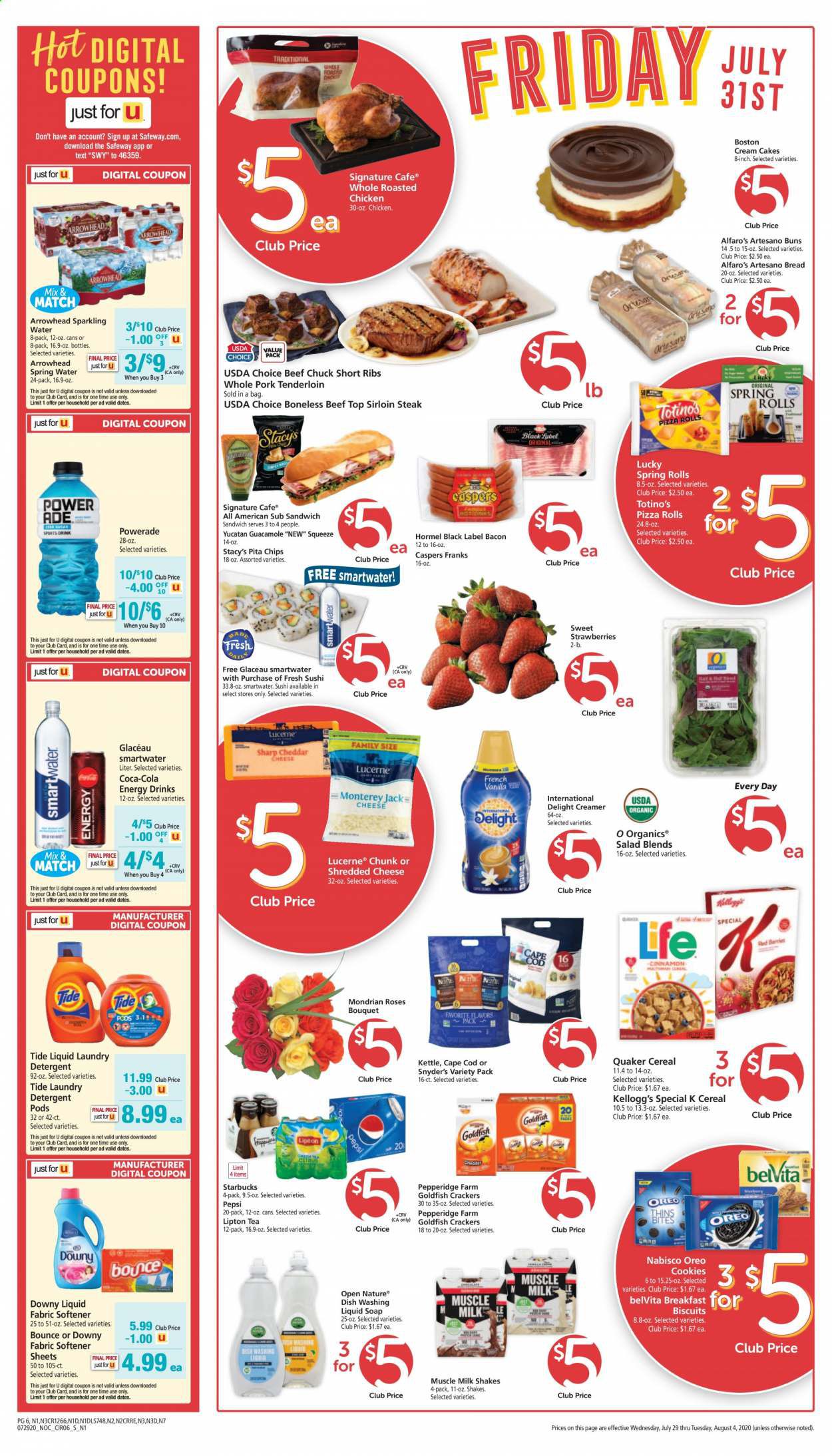 Safeway Weekly Ad July 29 to August 4