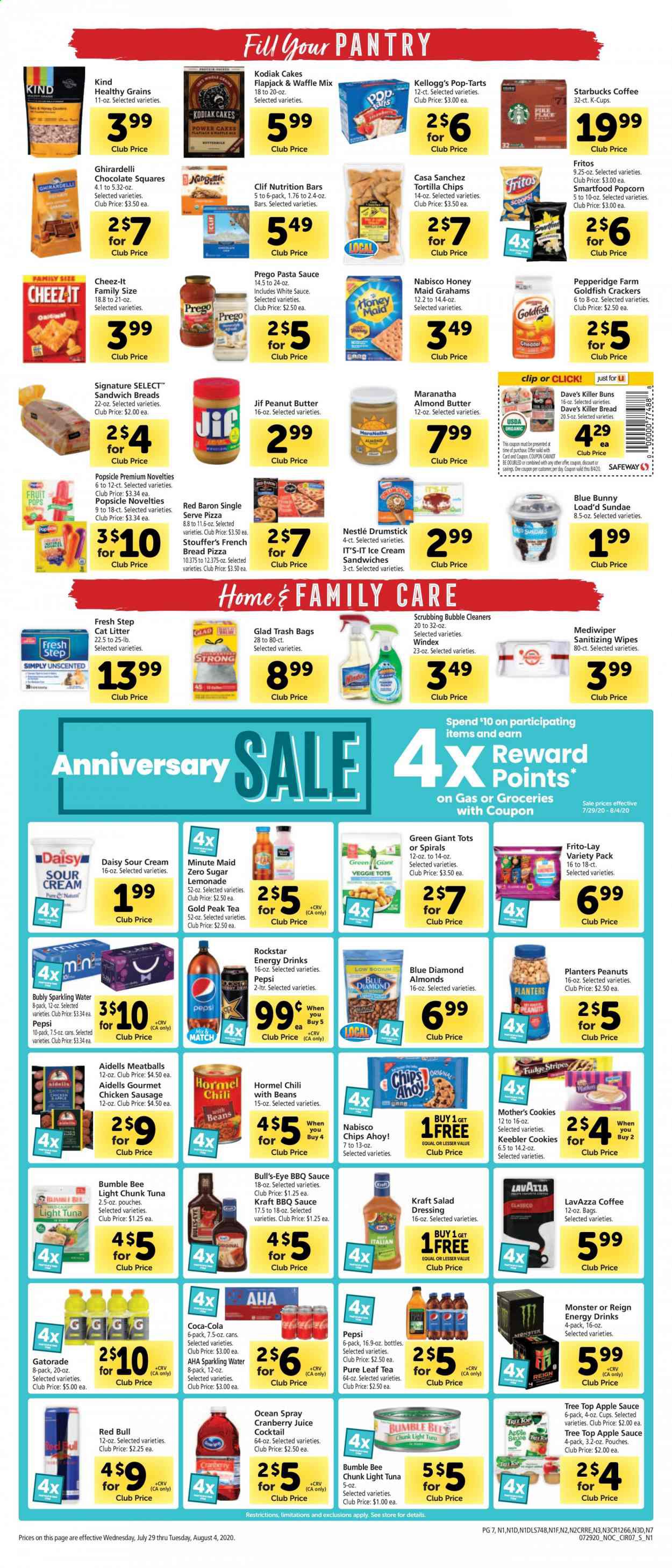 Safeway Weekly Ad July 29 to August 4