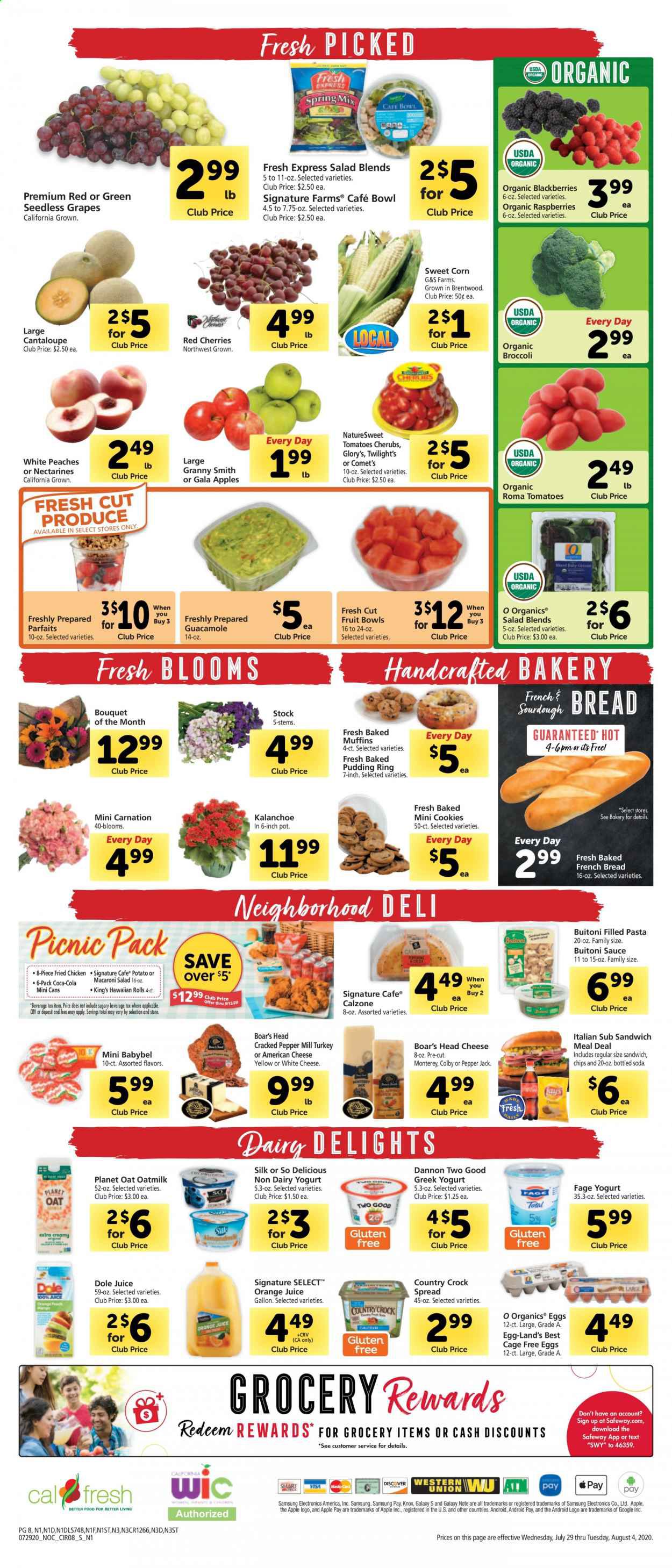 Safeway Weekly Ad July 29 to August 4