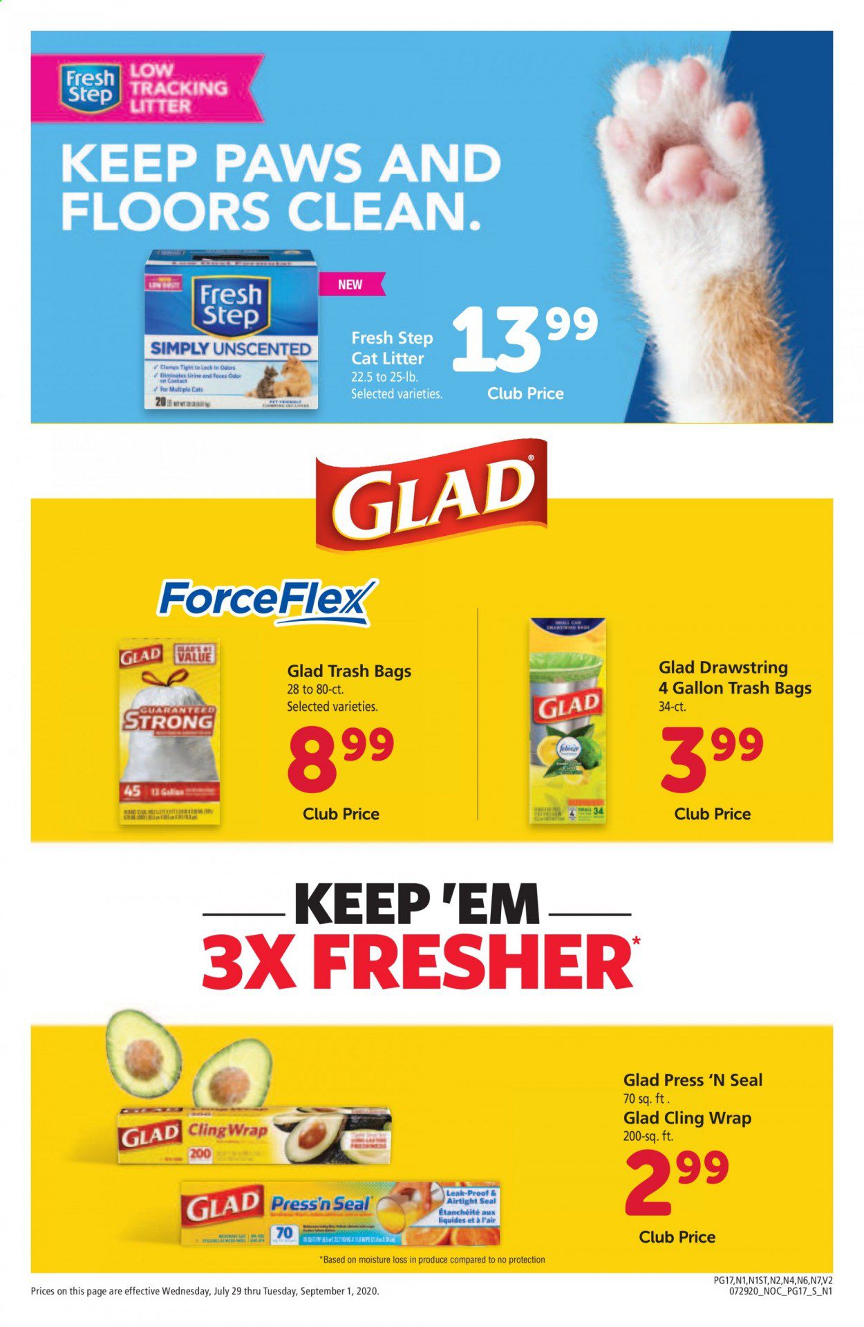 Safeway Weekly Ad July 29 to September 1