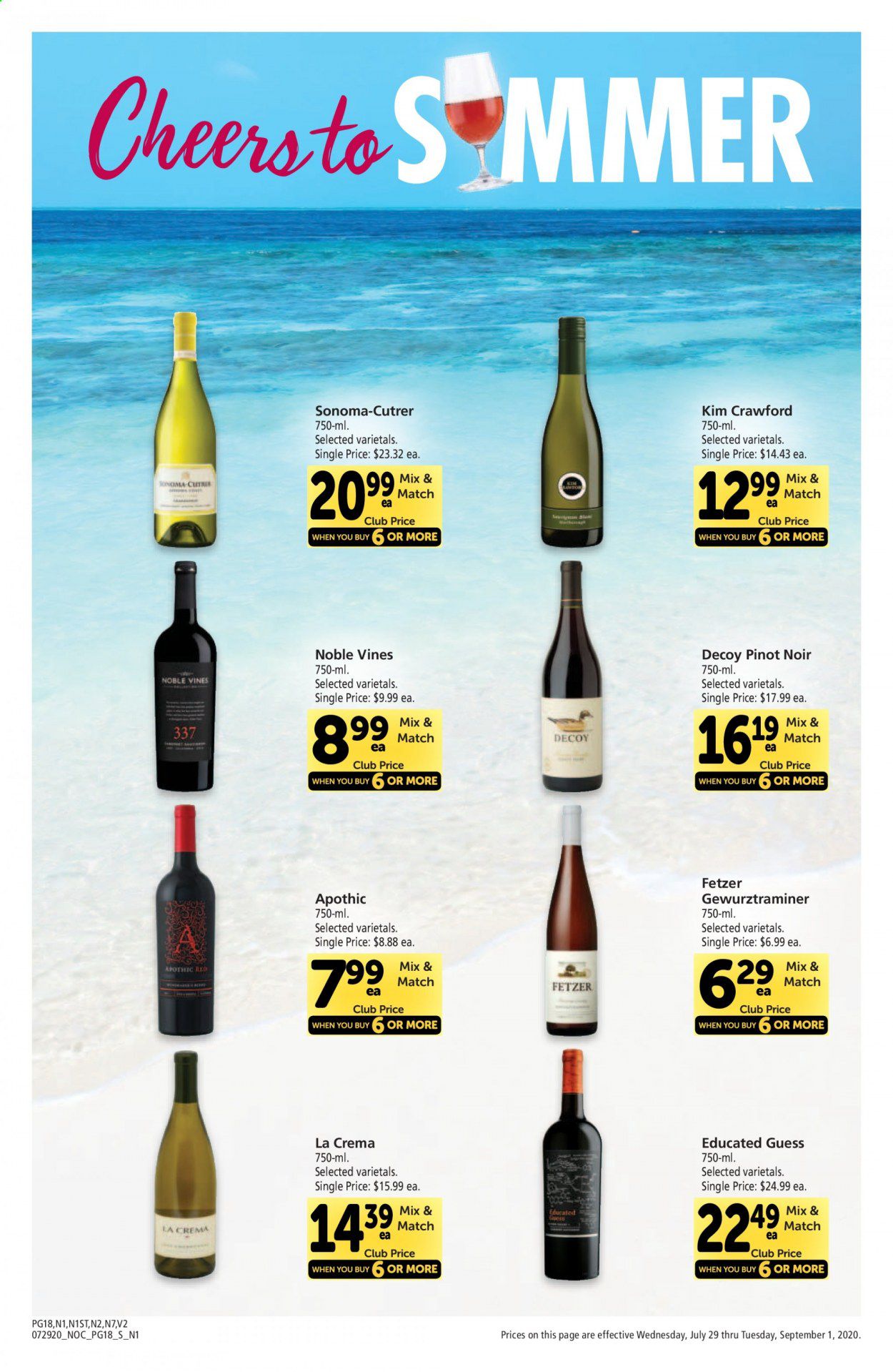Safeway Weekly Ad July 29 to September 1