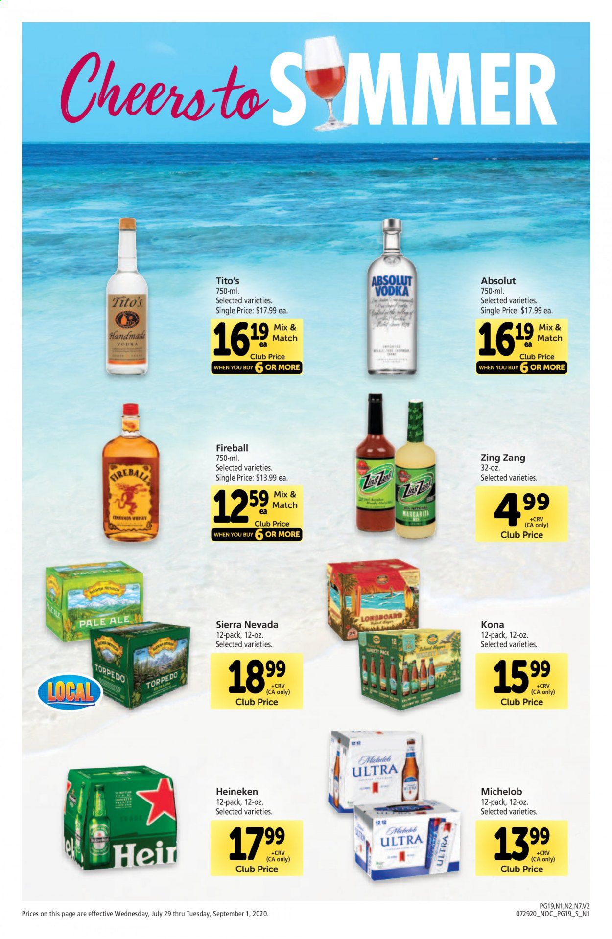 Safeway Weekly Ad July 29 to September 1