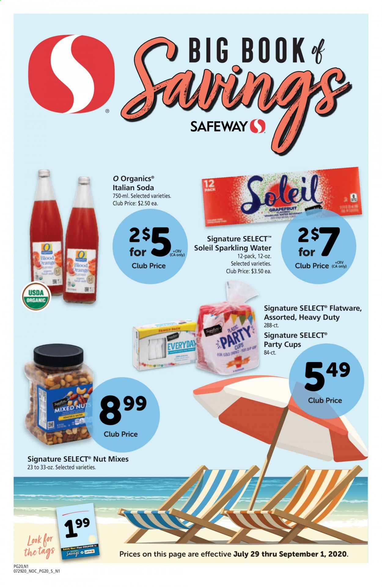 Safeway Weekly Ad July 29 to September 1