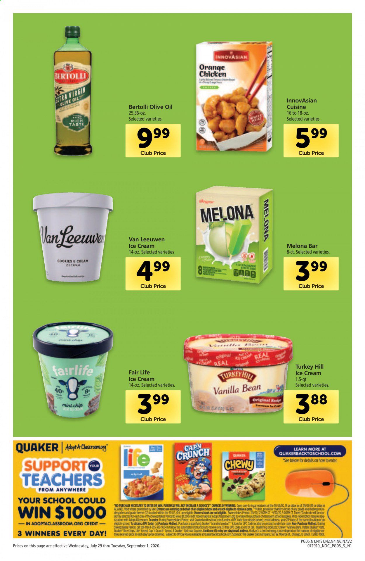 Safeway Weekly Ad July 29 to September 1