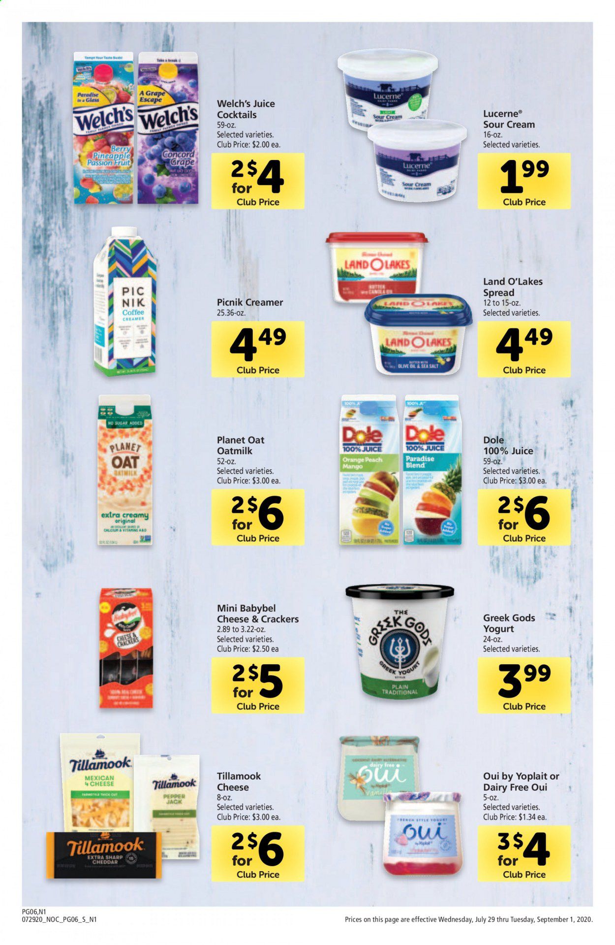 Safeway Weekly Ad July 29 to September 1