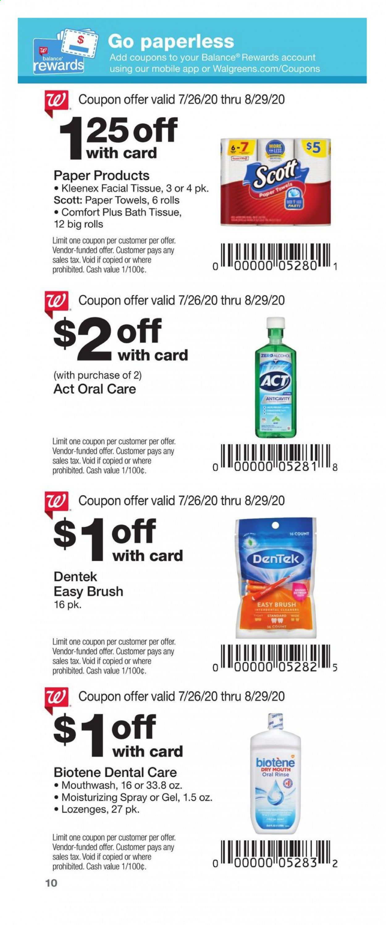 Walgreens Weekly Ad July 26 to August 29