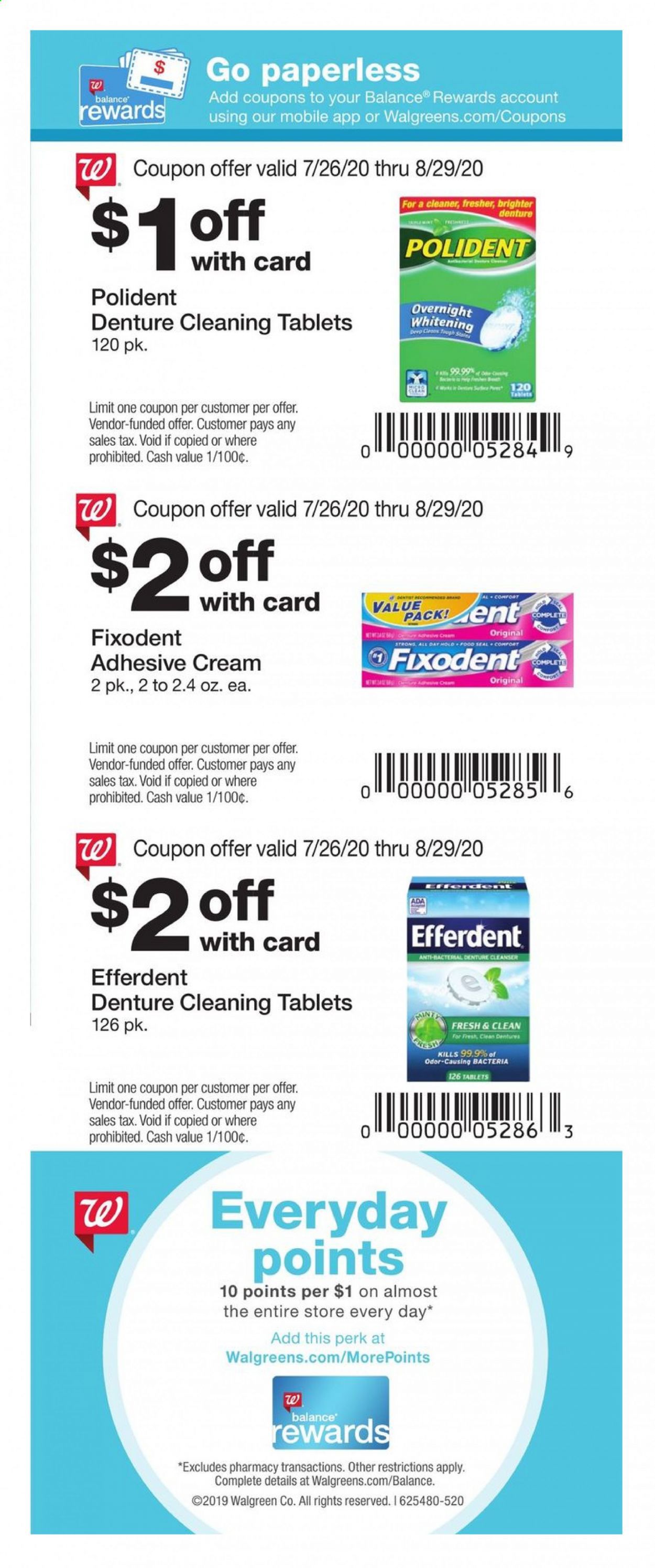 Walgreens Weekly Ad July 26 to August 29