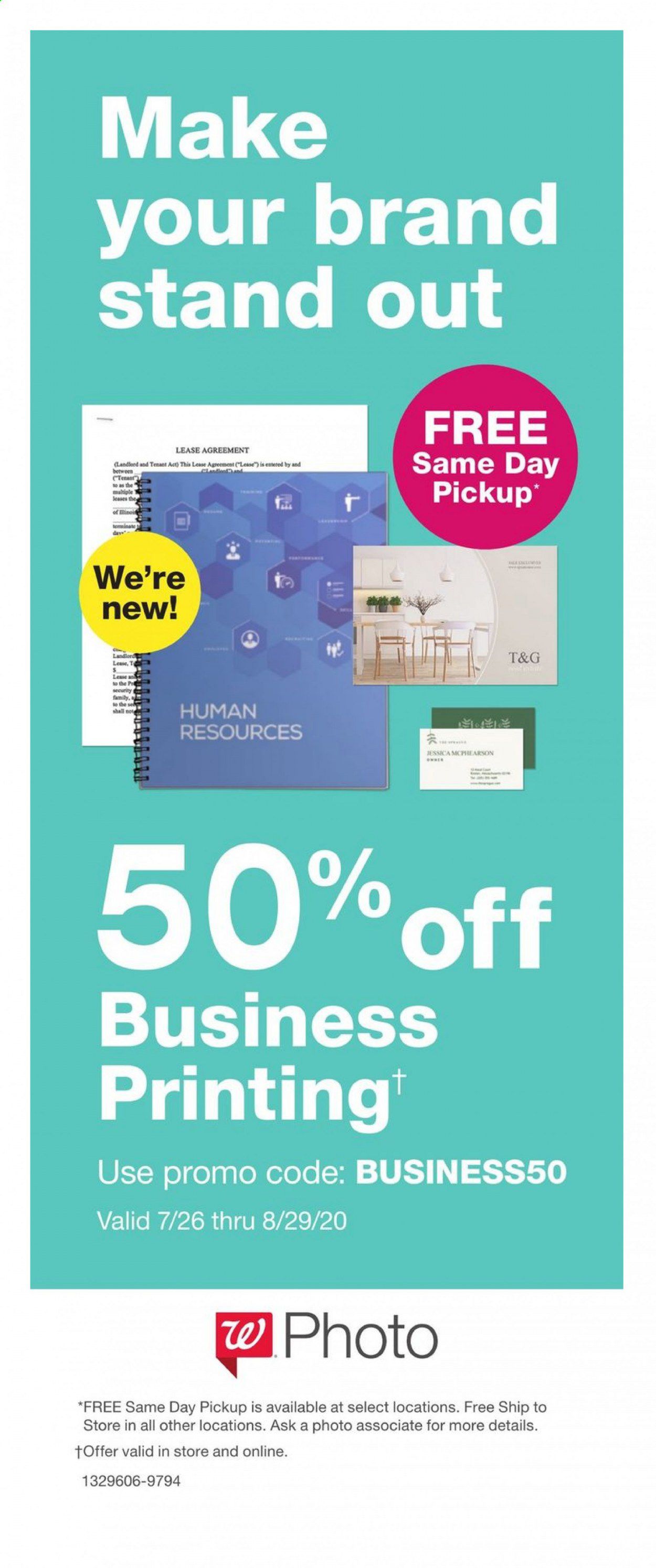 Walgreens Weekly Ad July 26 to August 29