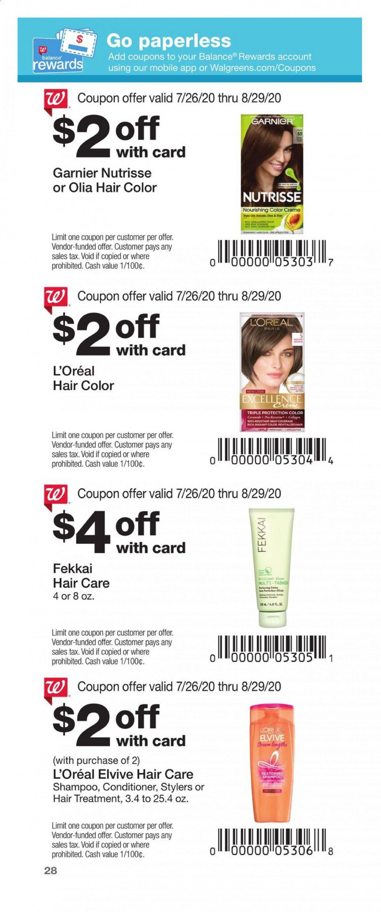 Walgreens Weekly Ad July 26 to August 29