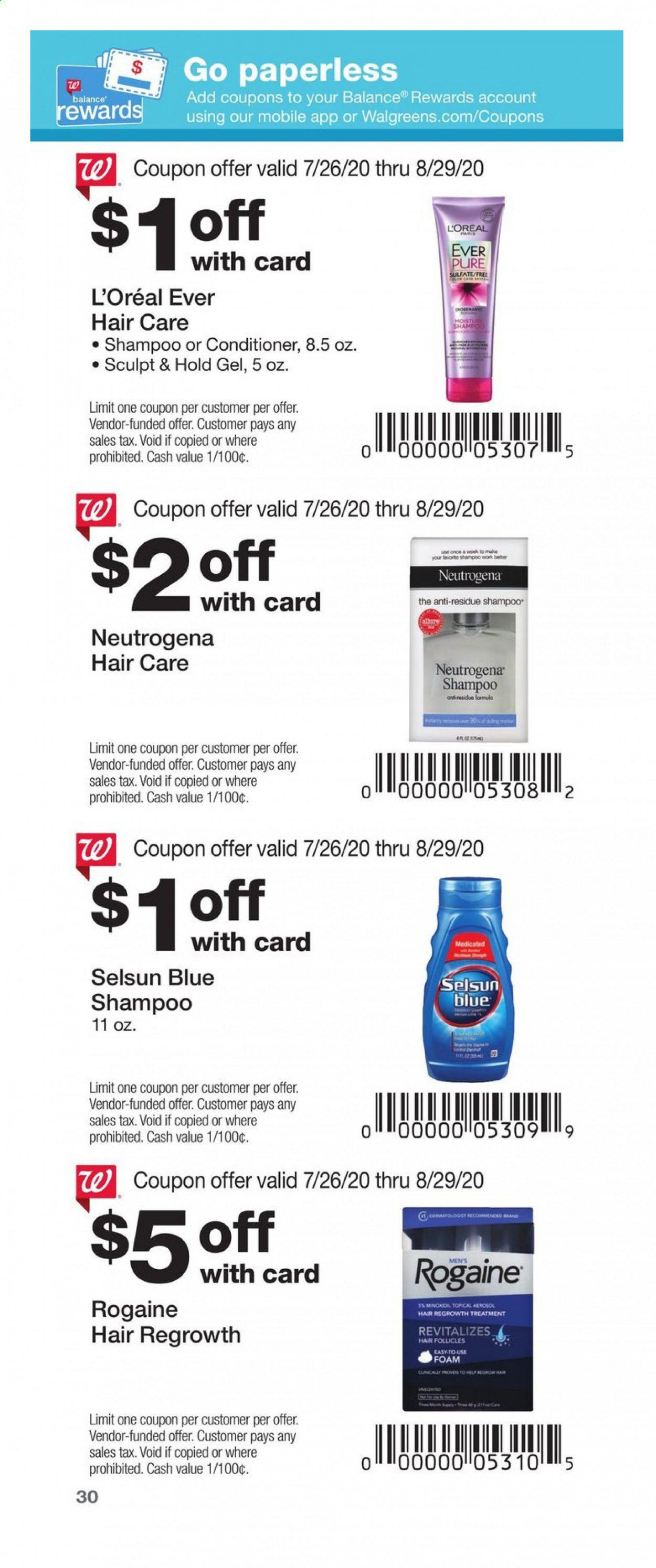 Walgreens Weekly Ad July 26 to August 29