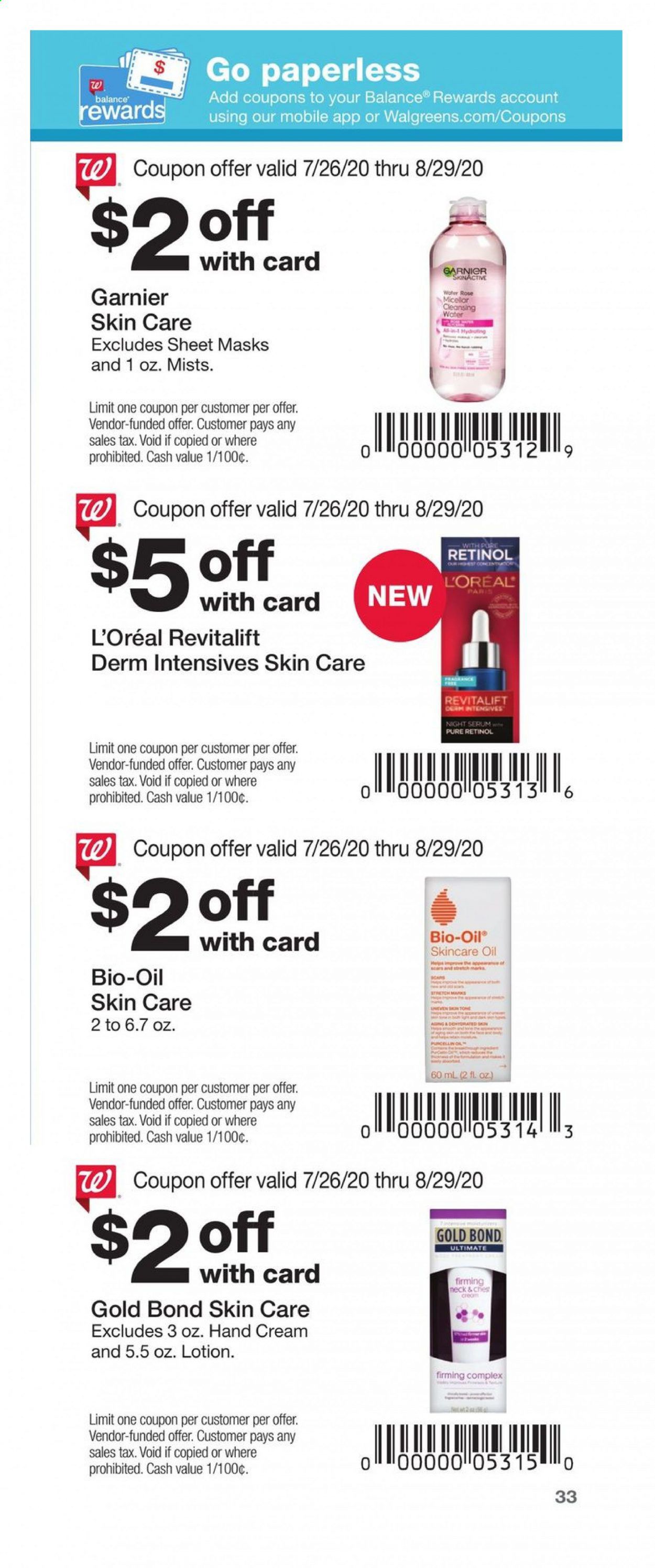 Walgreens Weekly Ad July 26 to August 29