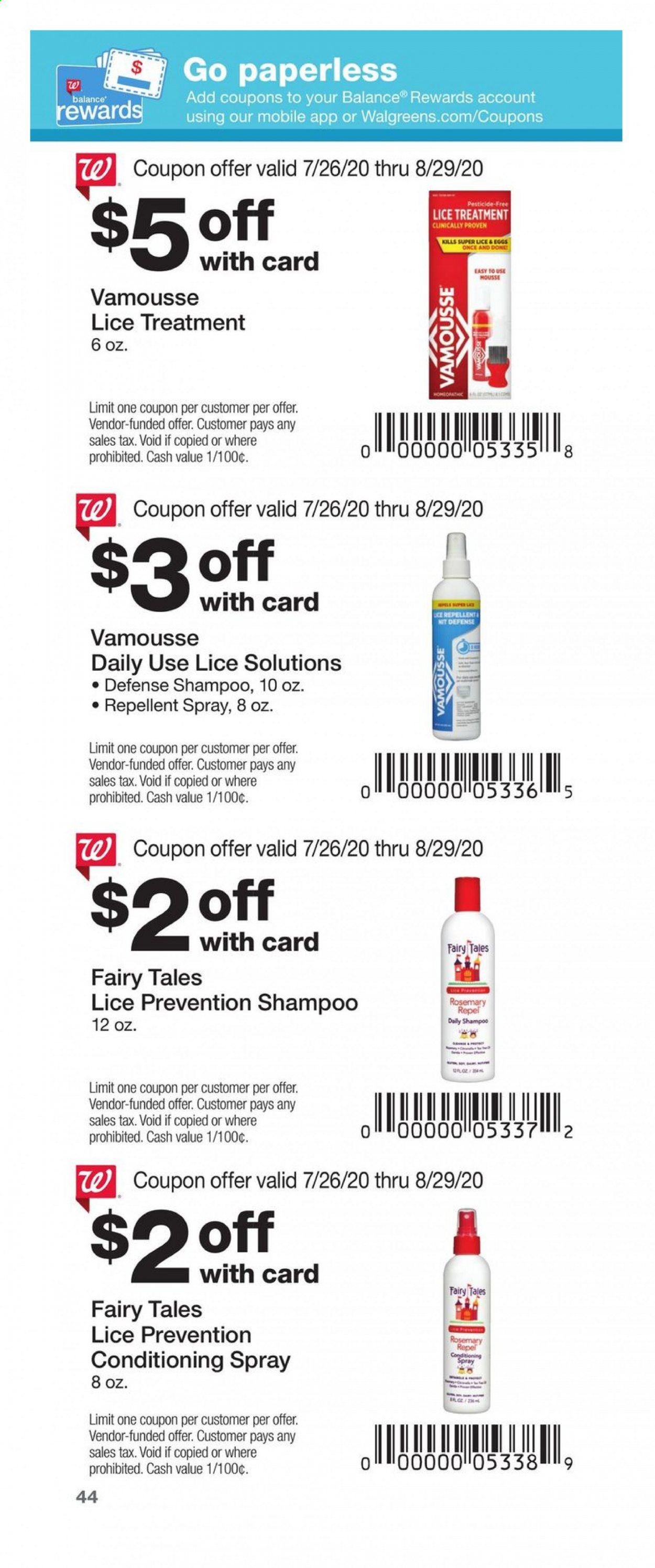 Walgreens Weekly Ad July 26 to August 29
