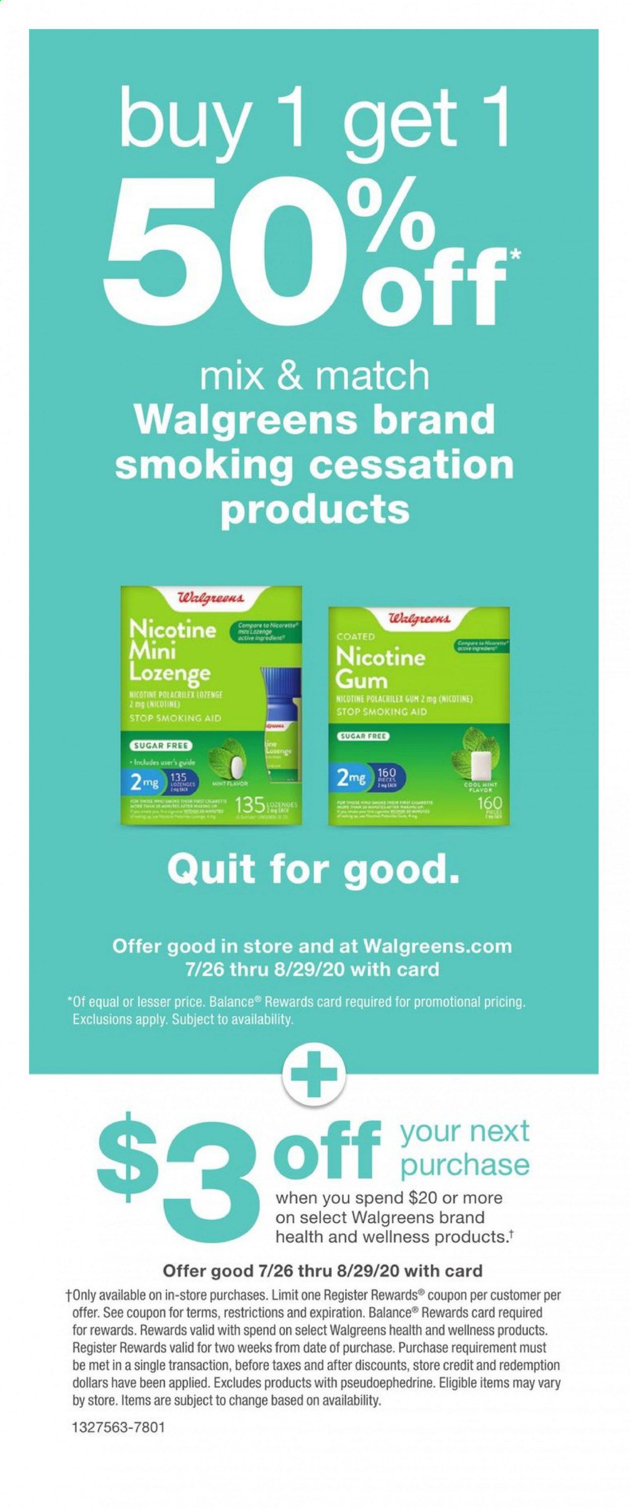 Walgreens Weekly Ad July 26 to August 29