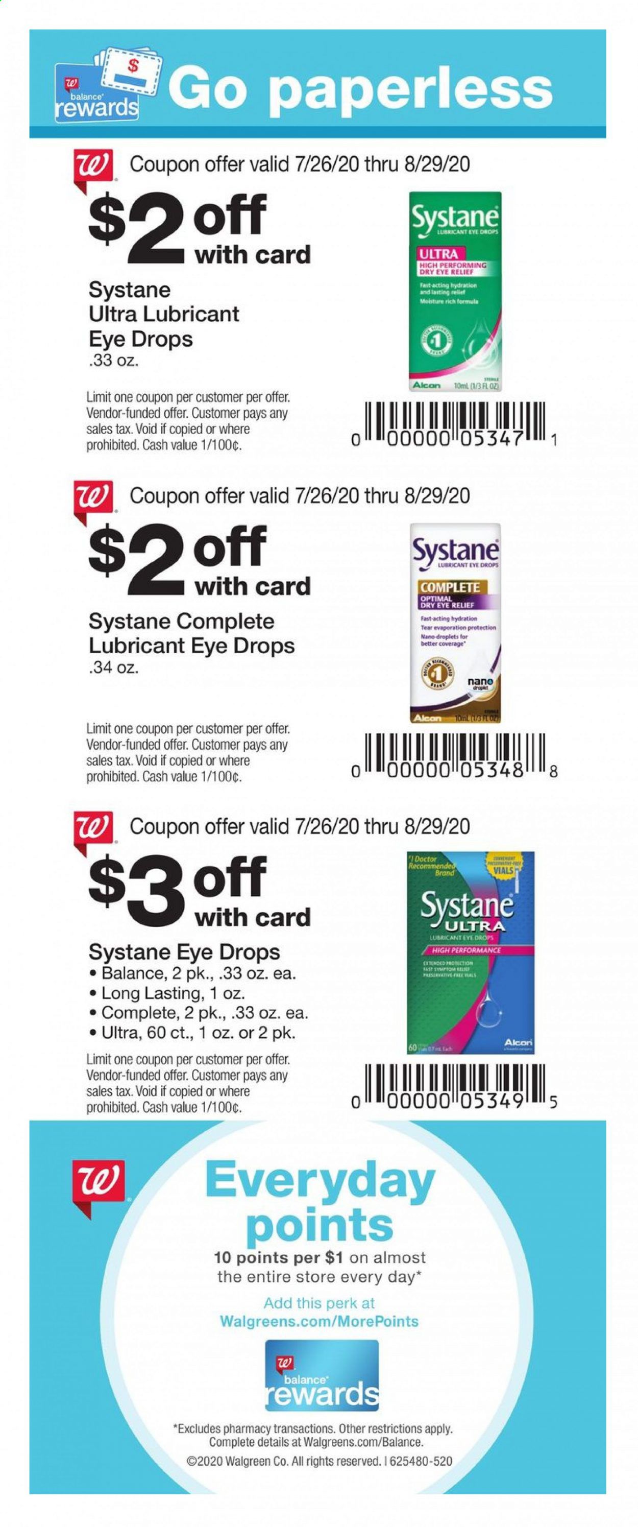 Walgreens Weekly Ad July 26 to August 29