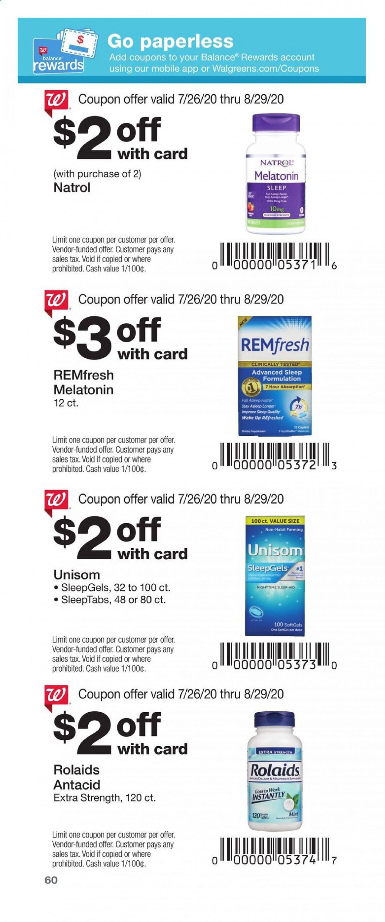 Walgreens Weekly Ad July 26 to August 29