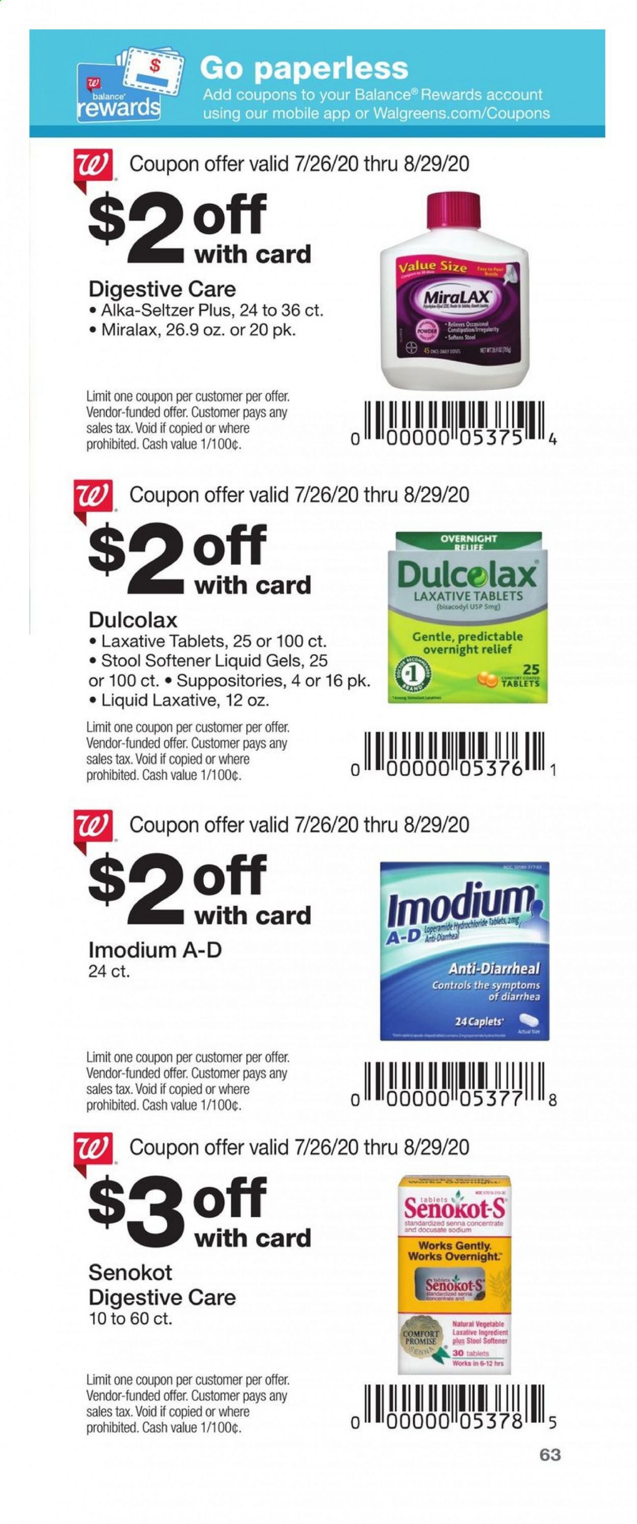 Walgreens Weekly Ad July 26 to August 29