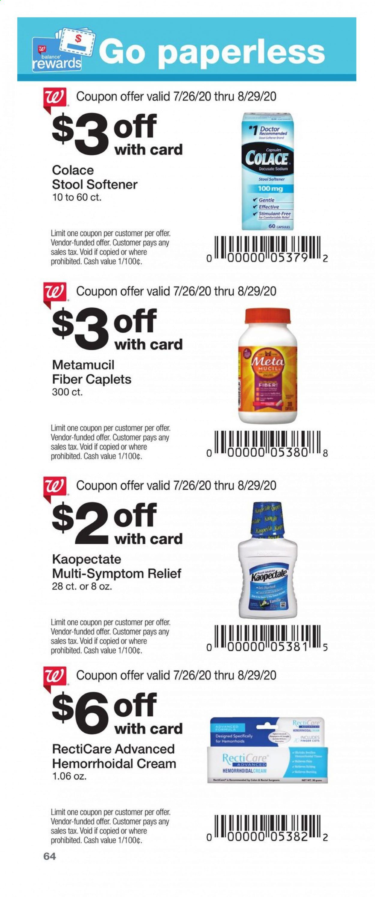 Walgreens Weekly Ad July 26 to August 29