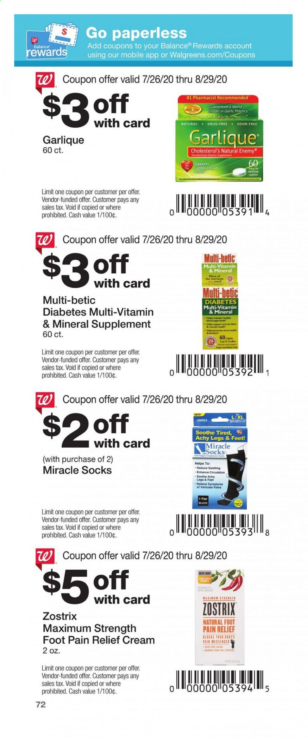 Walgreens Weekly Ad July 26 to August 29