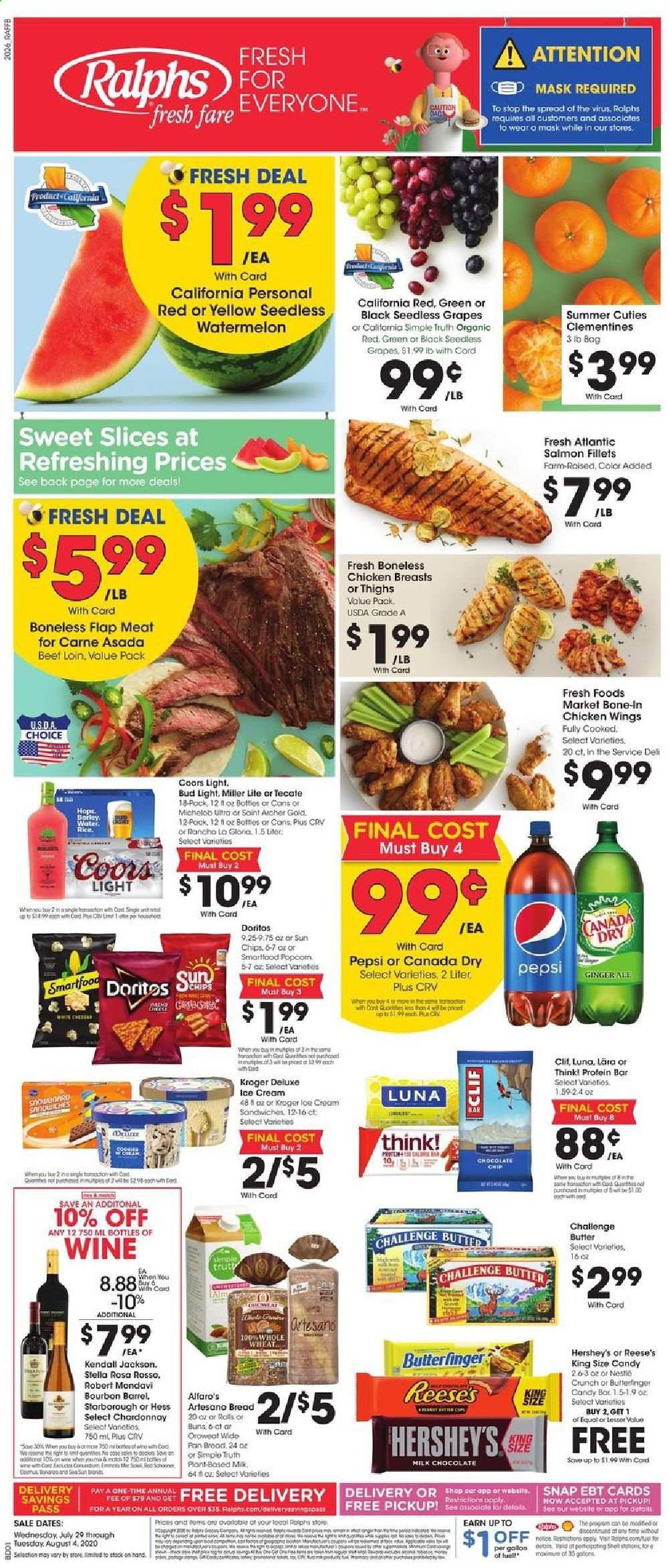 Ralphs Fresh Fare Weekly Ad July 29 to August 4