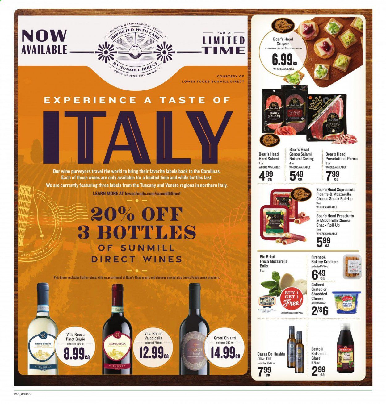 Lowes Foods Weekly Ad July 29 to August 4
