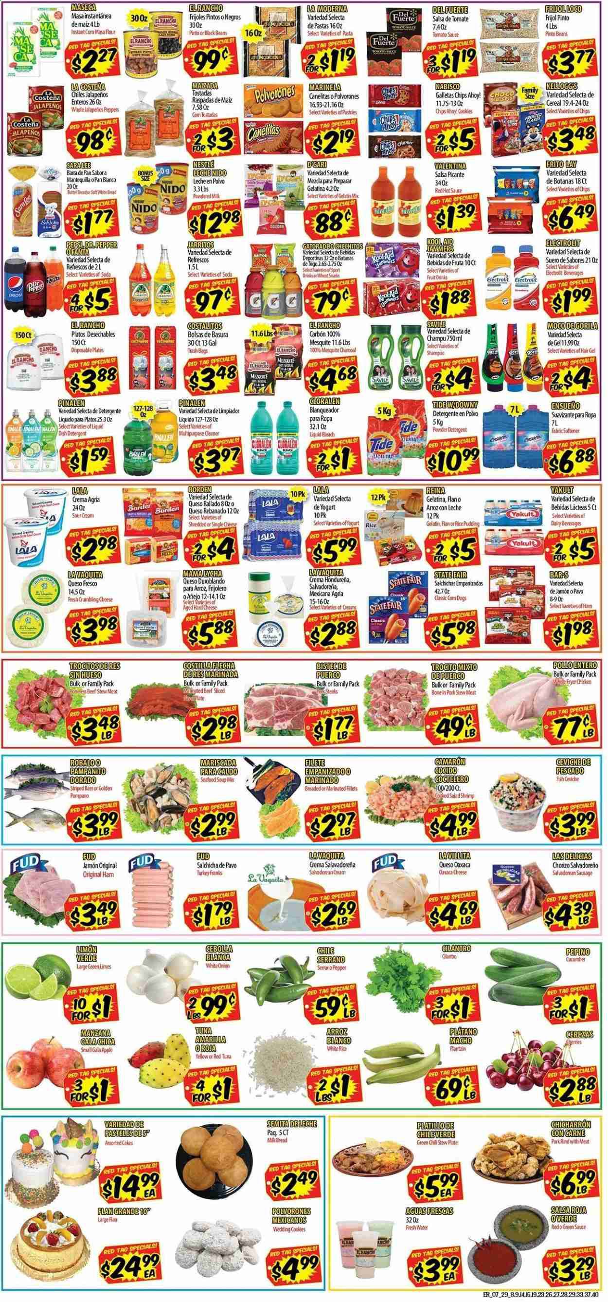 El Rancho Weekly Ad July 29 to August 4