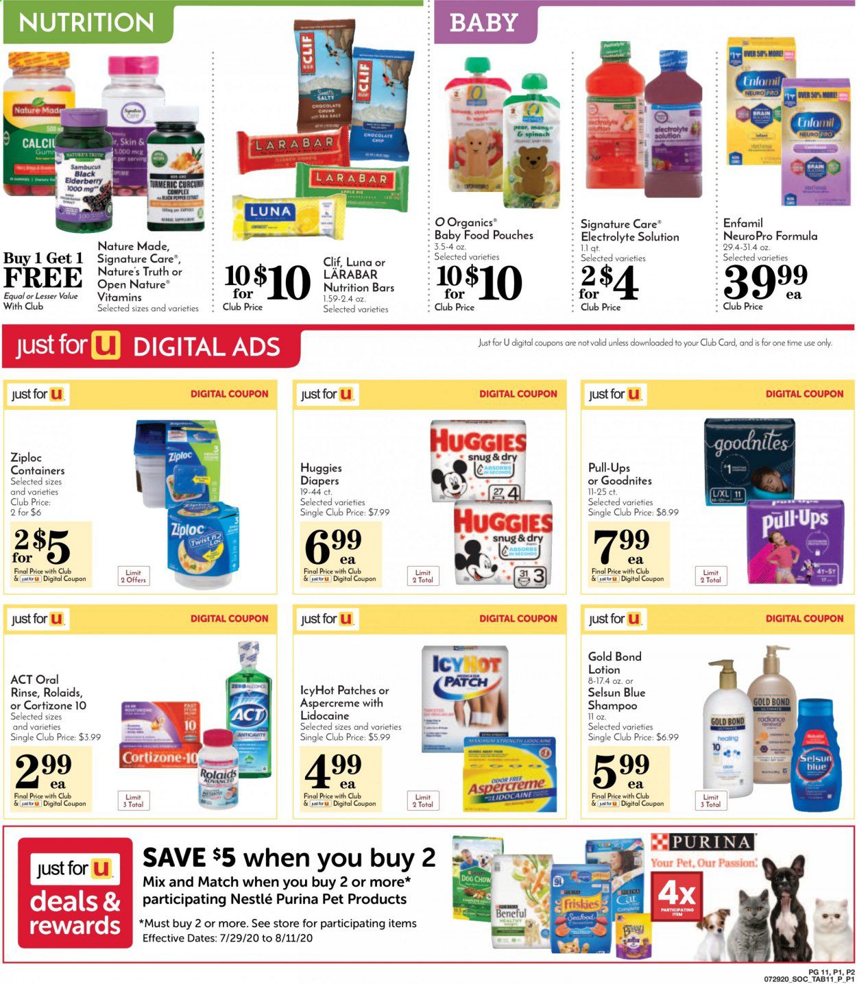Pavilions Weekly Ad July 29 to August 4