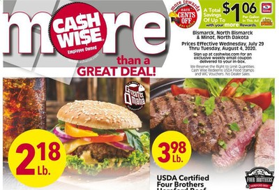 Cash Wise (MN, ND) Weekly Ad July 29 to August 4