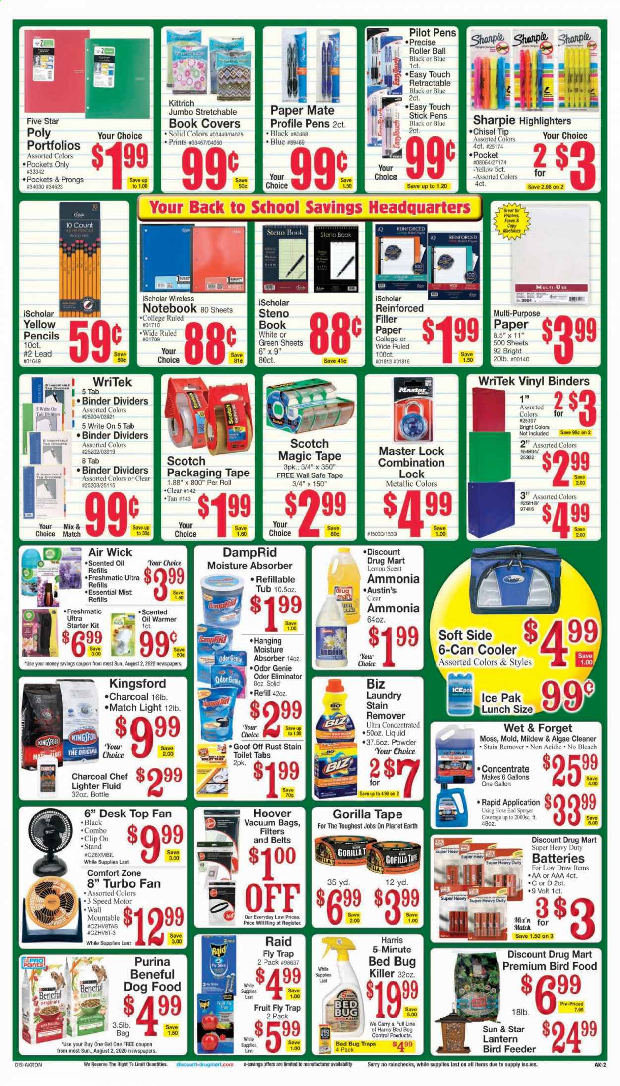 Discount Drug Mart Weekly Ad August 5 to August 11