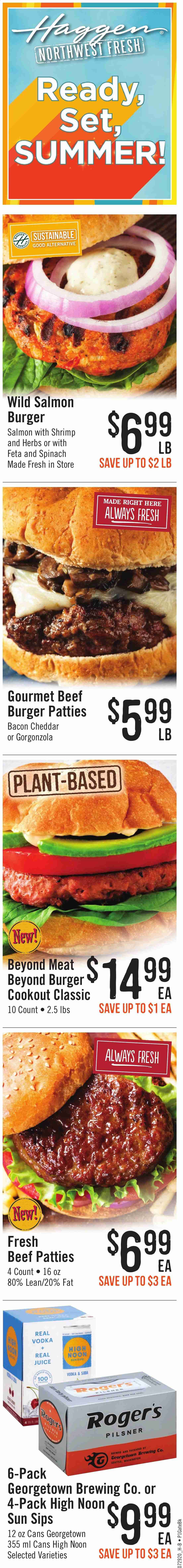Haggen Weekly Ad July 29 to August 4