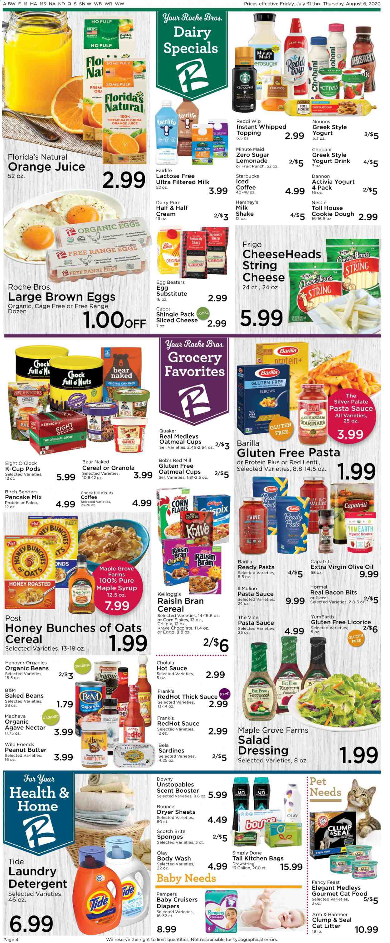 Roche Bros. Weekly Ad July 31 to August 6