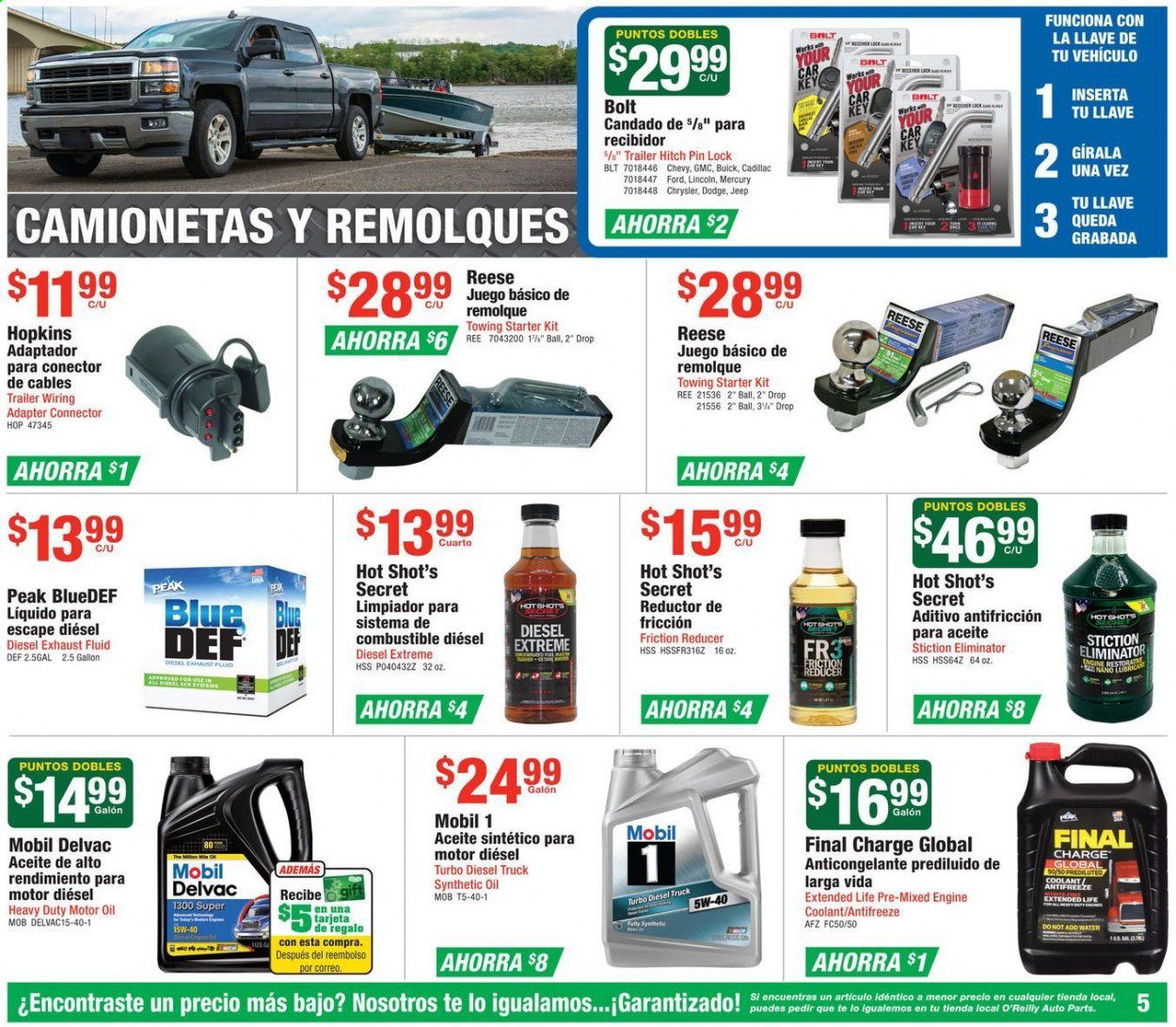 O'Reilly Auto Parts (ES) Weekly Ad July 29 to August 25