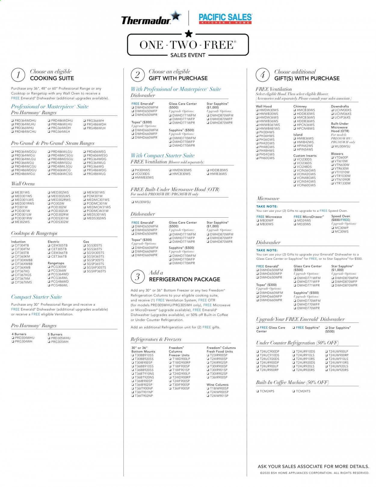 Pacific Sales Weekly Ad April 1 to December 31