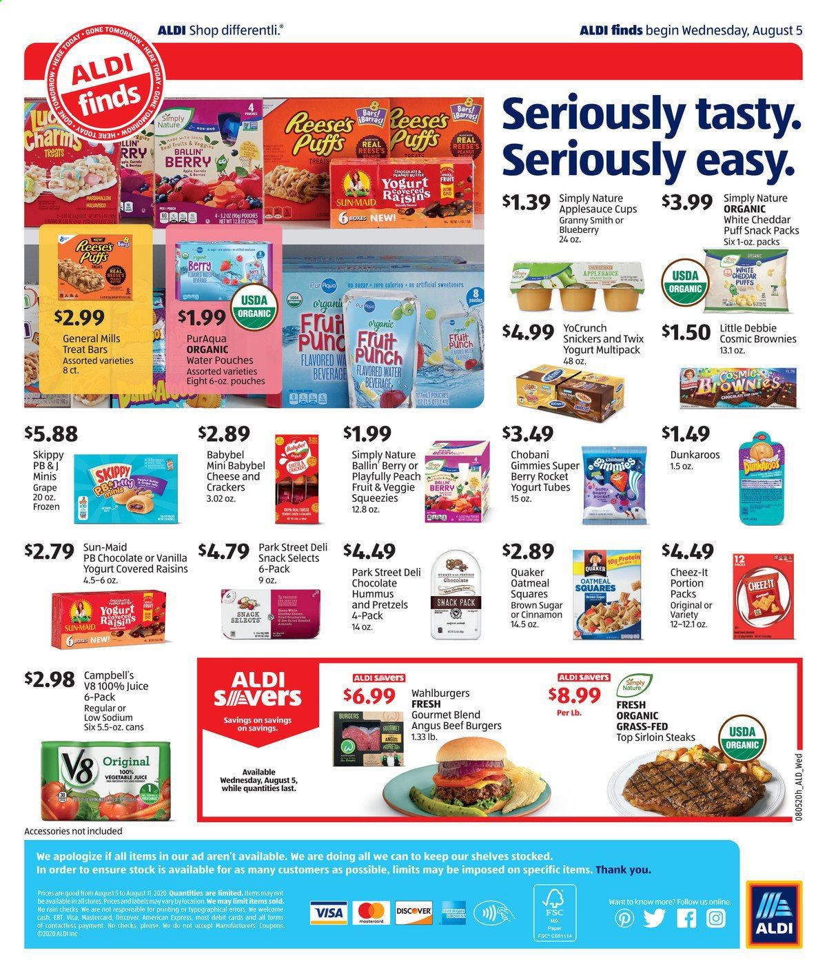 ALDI Weekly Ad August 5 to August 11