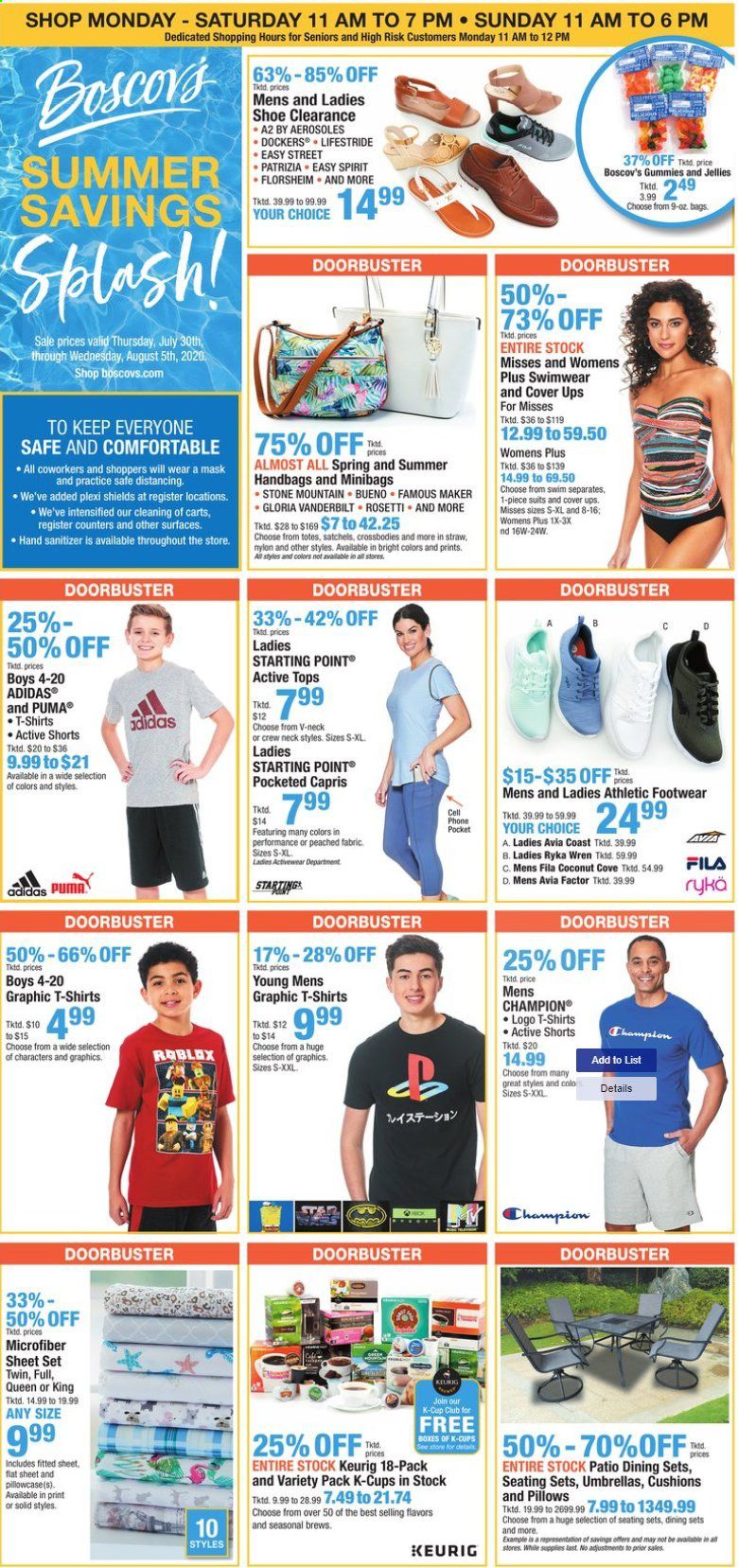 Boscov's Weekly Ad July 30 to August 5