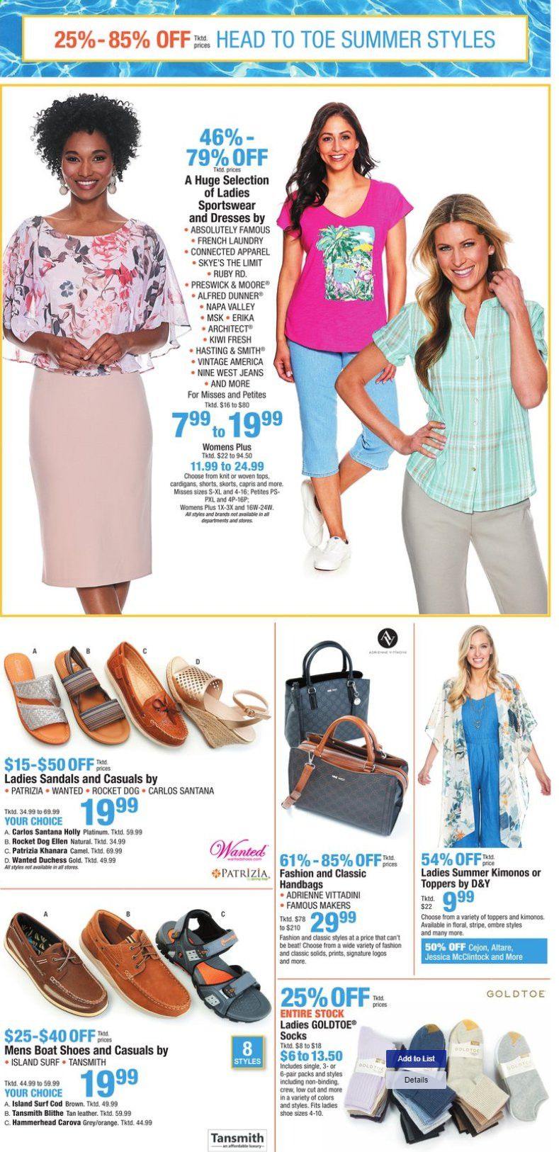 Boscov's Weekly Ad July 30 to August 5