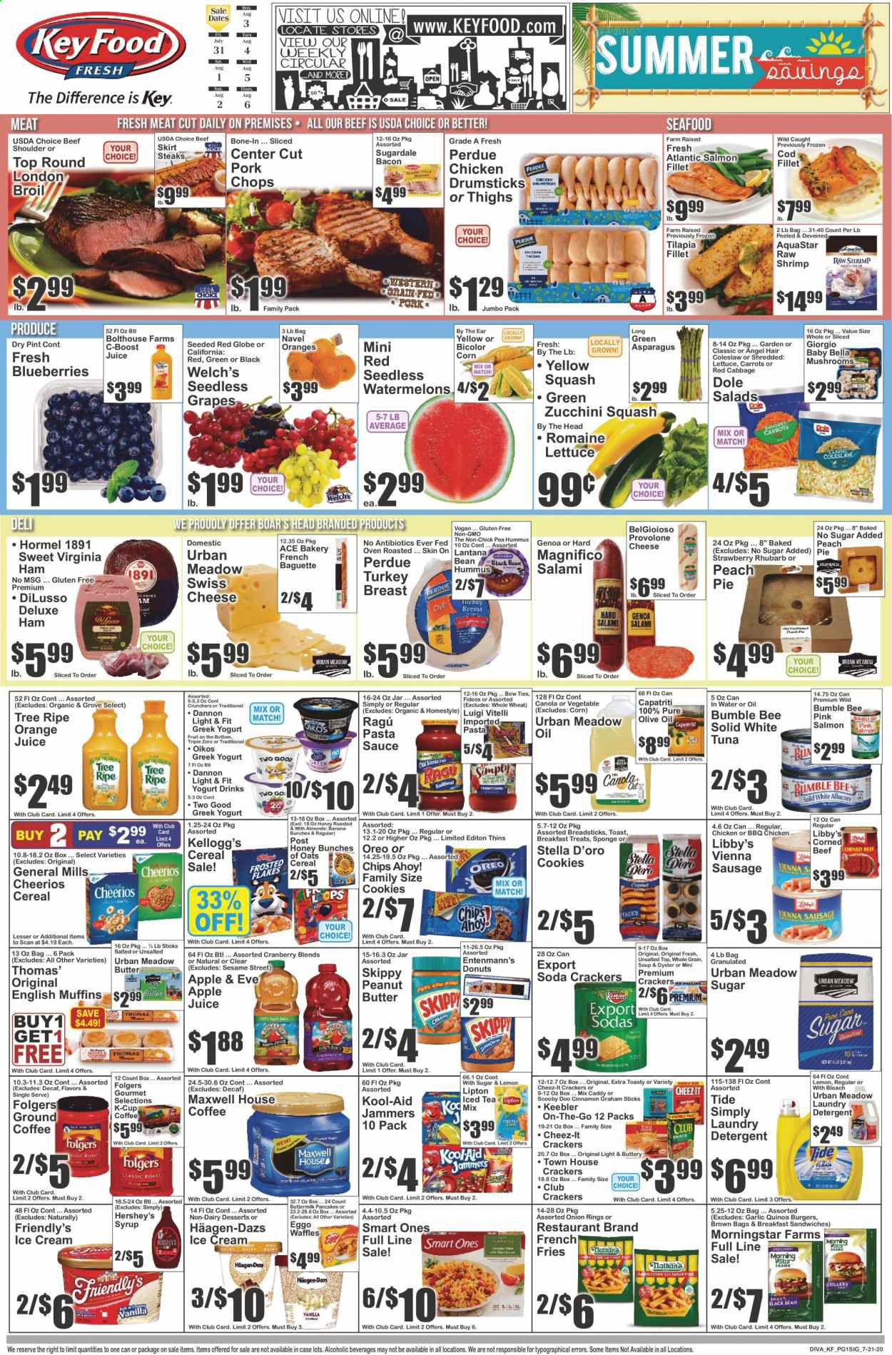 Key Food (NY) Weekly Ad July 31 to August 6