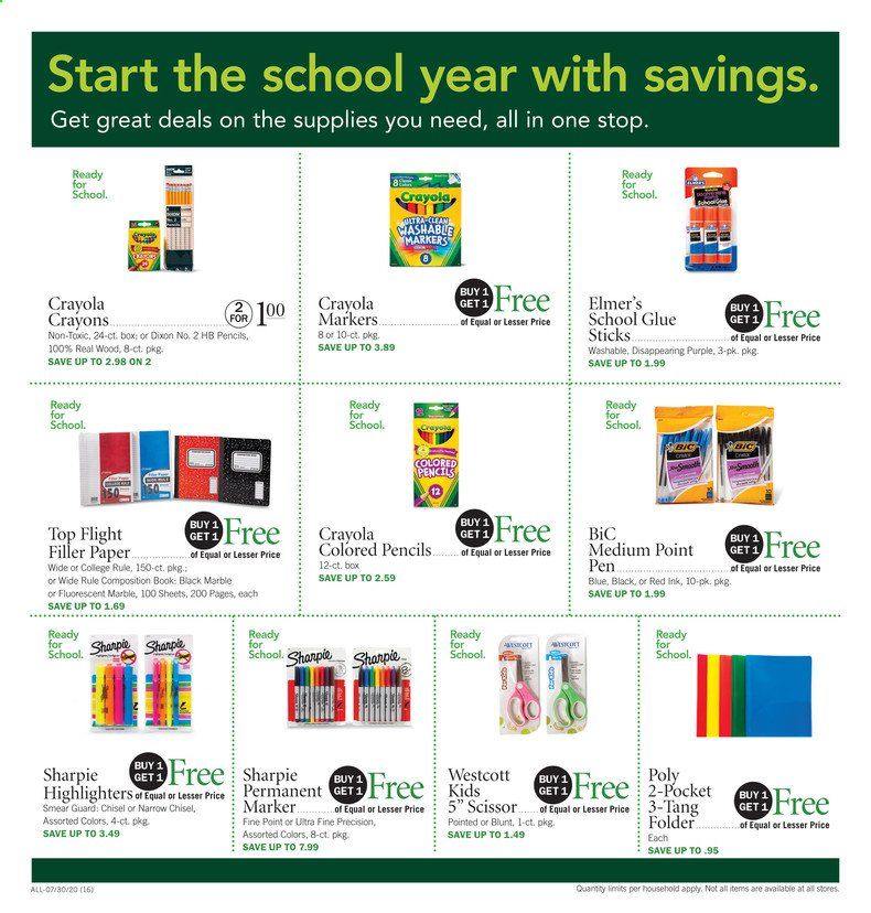 Publix Weekly Ad July 30 to August 5