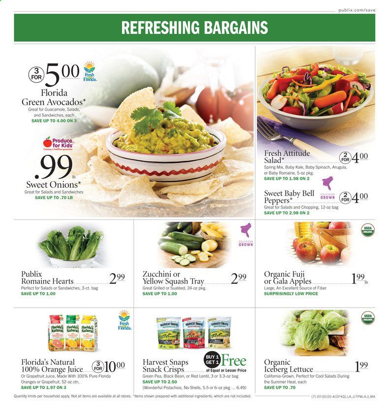 Publix Weekly Ad July 30 to August 5