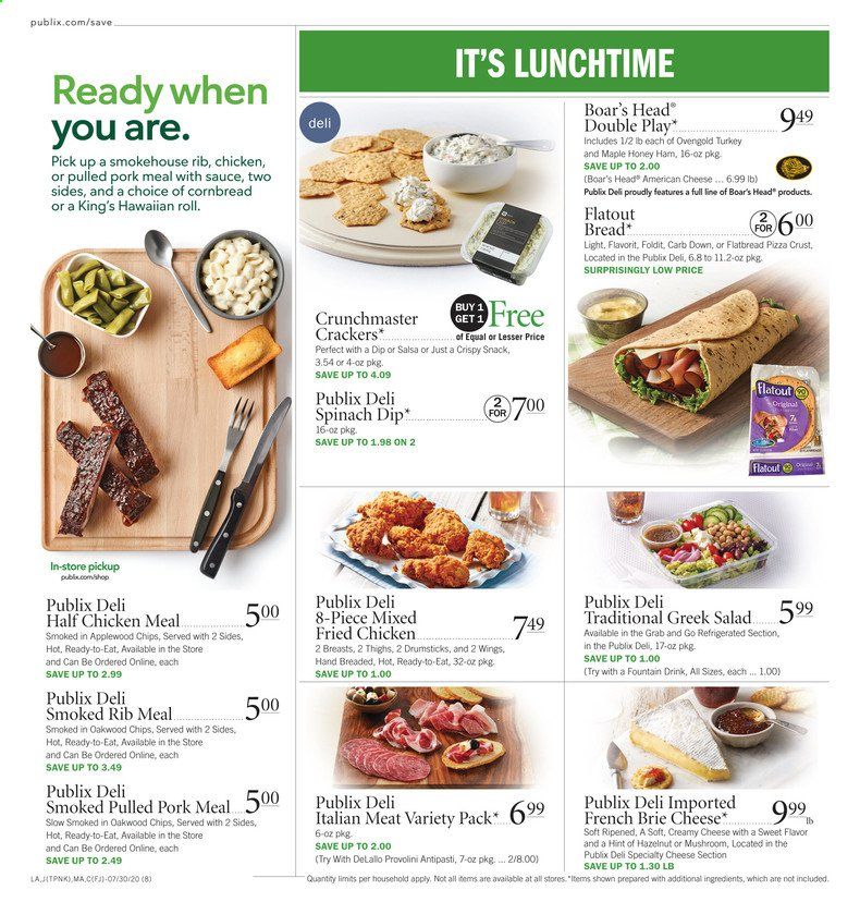 Publix Weekly Ad July 30 to August 5