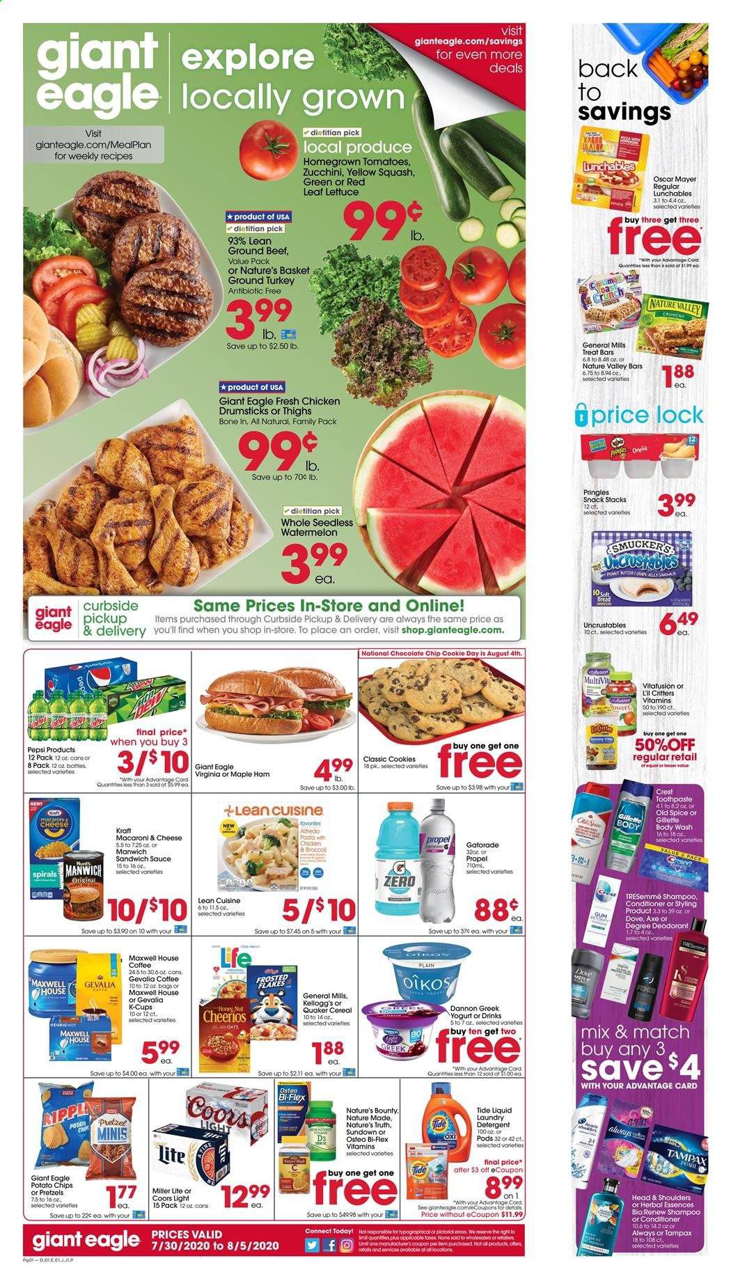 Giant Eagle (MD, PA) Weekly Ad July 30 to August 5