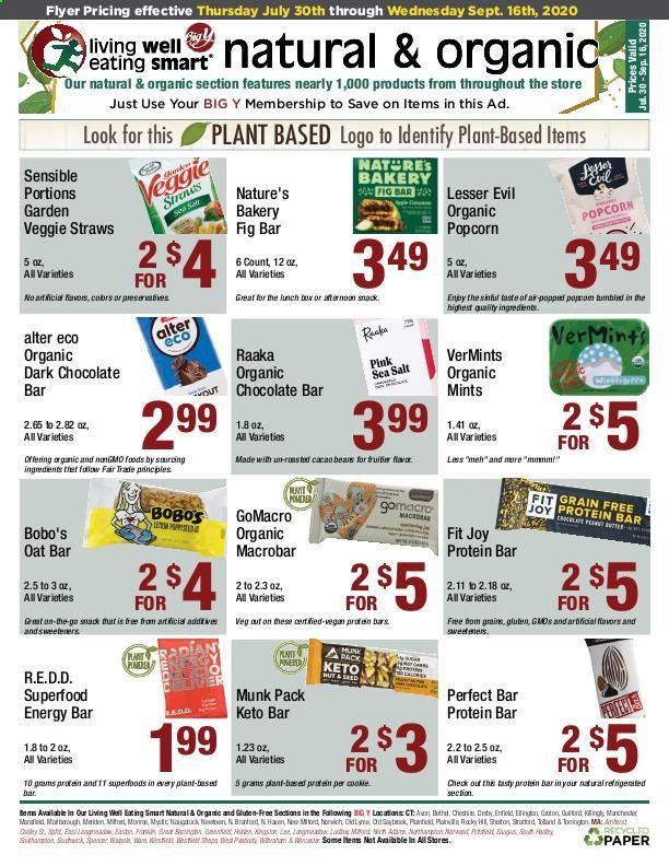Big Y (CT, MA) Weekly Ad July 30 to September 16