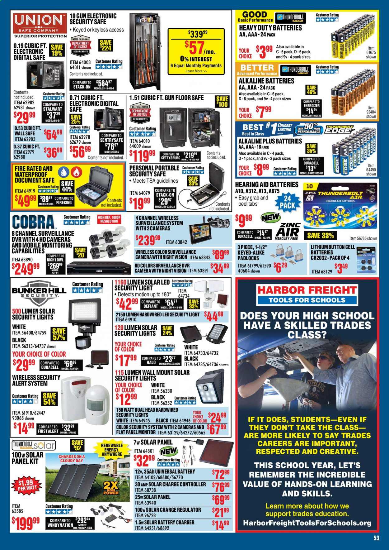 Harbor Freight Weekly Ad August 1 to August 31