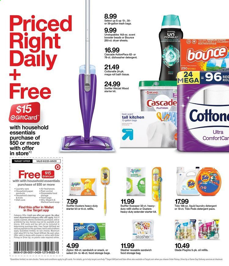 Target Weekly Ad August 2 to August 8