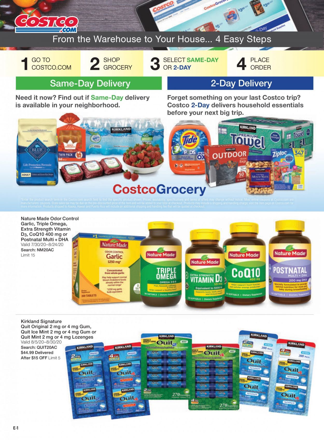 Costco Weekly Ad August 1 to August 31